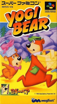 Yogi Bear Super Famicom  box art